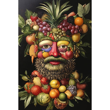 Canvas of Fruit Man